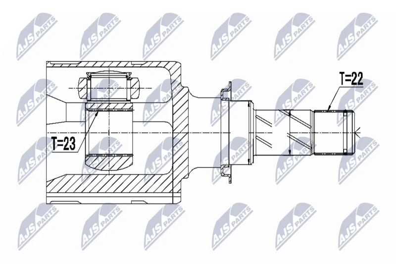 Joint Kit, drive shaft NTY NPW-PL-045