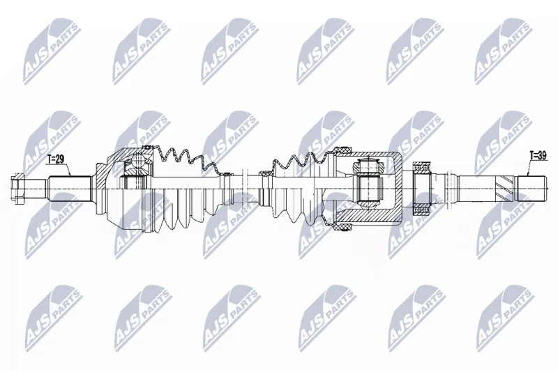 Drive Shaft NTY NPW-PL-059
