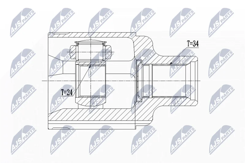 Joint Kit, drive shaft NTY NPW-PL-062