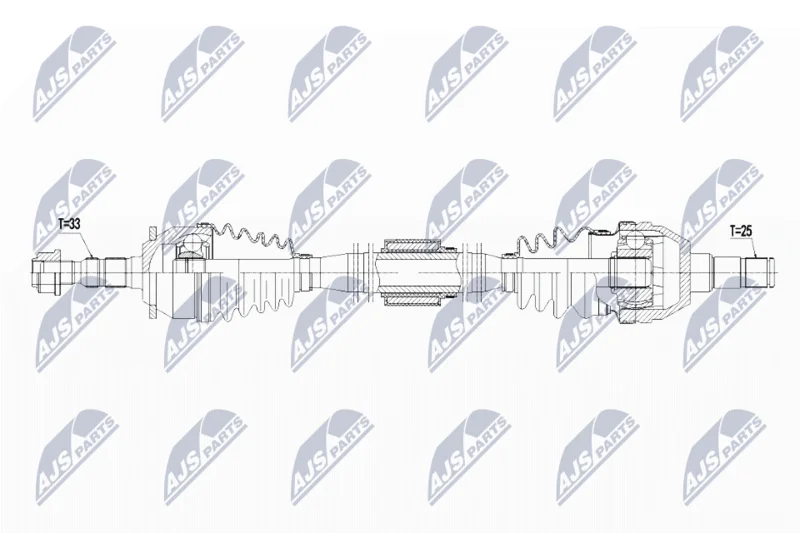 Drive Shaft NTY NPW-PL-067