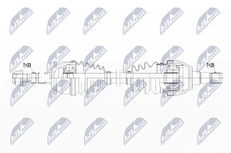 Hnací hriadeľ NTY NPW-PL-069