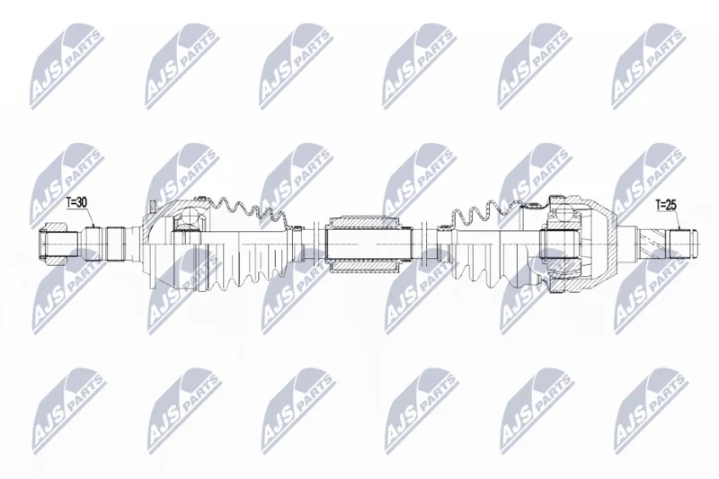 Drive Shaft NTY NPW-PL-071