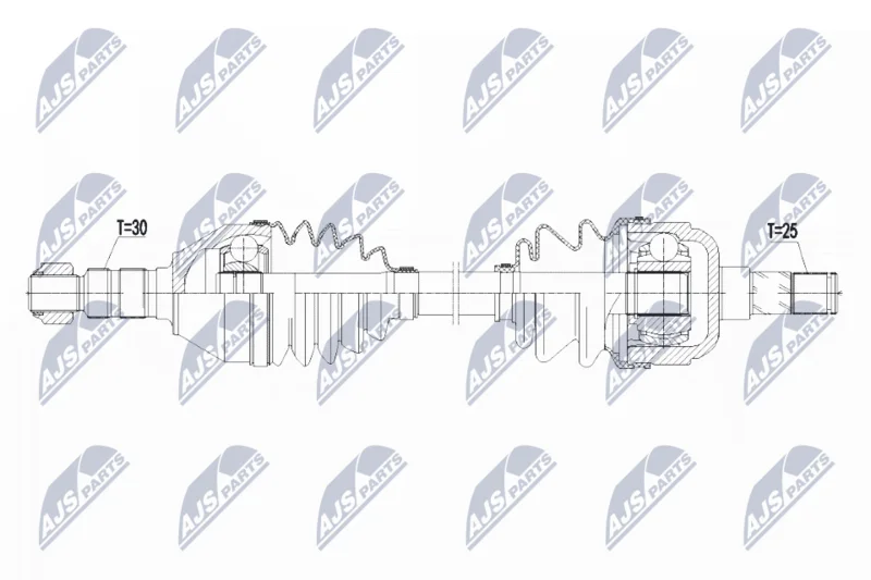 Hnací hriadeľ NTY NPW-PL-073