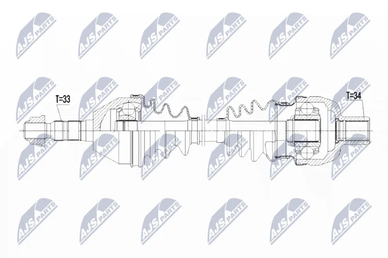 Hnací hriadeľ NTY NPW-PL-079