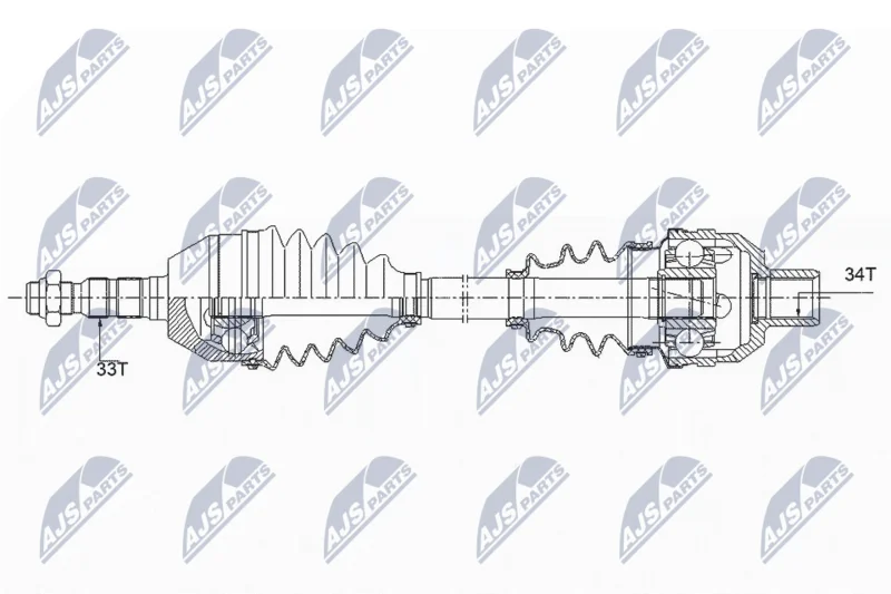 Drive Shaft NTY NPW-PL-089
