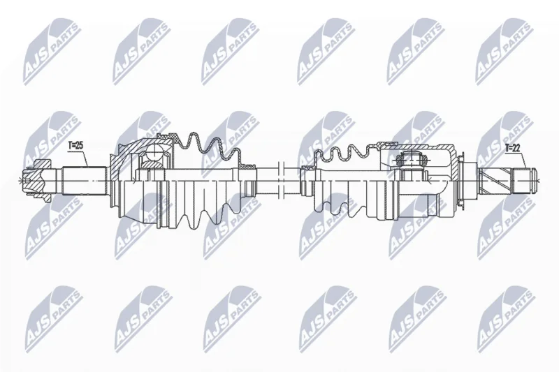 Hnací hriadeľ NTY NPW-PL-097