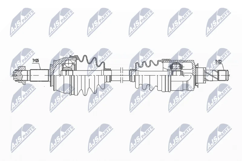 Hnací hriadeľ NTY NPW-PL-099