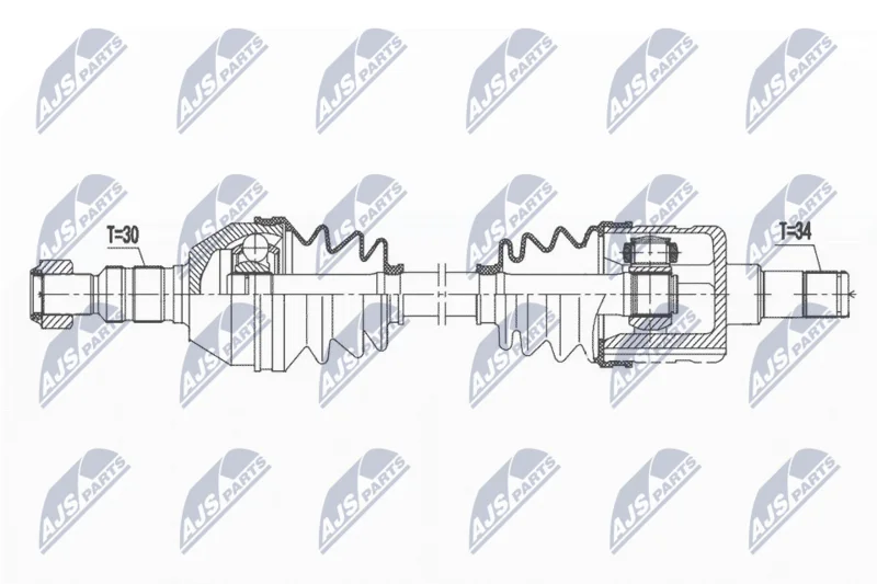 Drive Shaft NTY NPW-PL-113