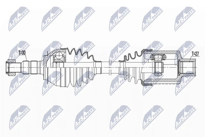 Hnací hriadeľ NTY NPW-PL-115