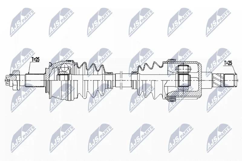 Hnací hriadeľ NTY NPW-PL-127