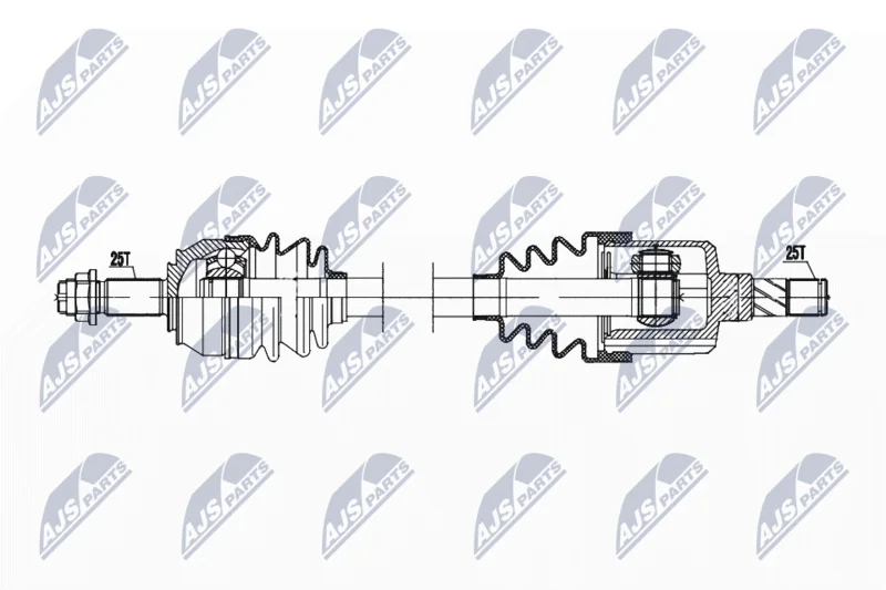 Hnací hriadeľ NTY NPW-PL-133