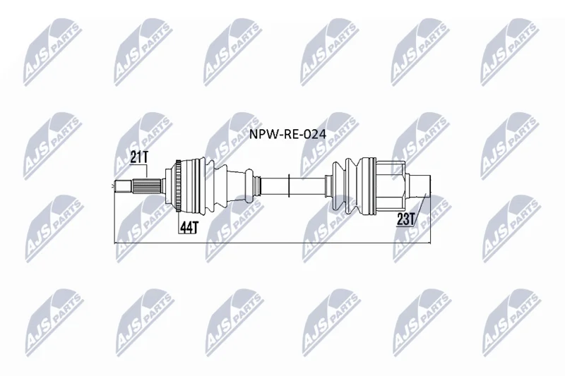 Hnací hriadeľ NTY NPW-RE-024