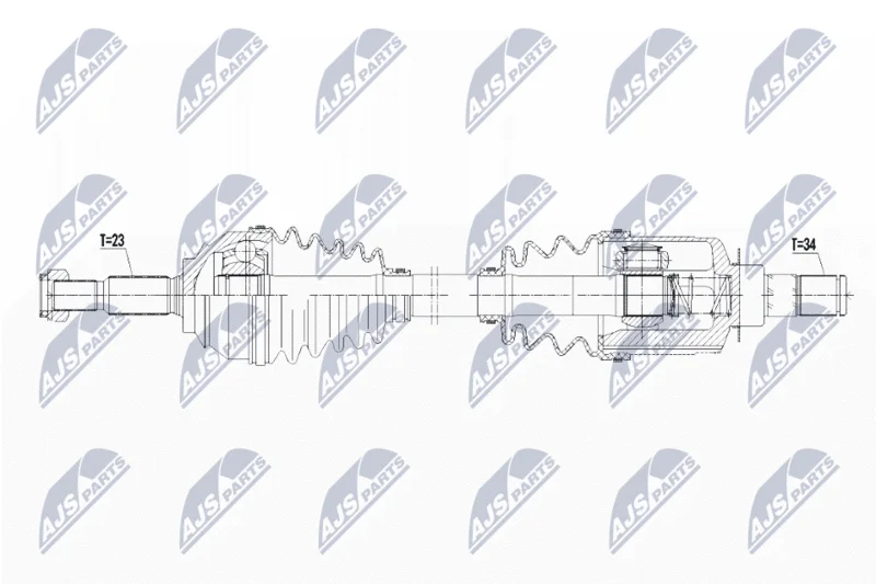 Drive Shaft NTY NPW-RE-097