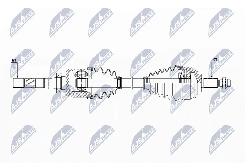 Drive Shaft NTY NPW-RE-155