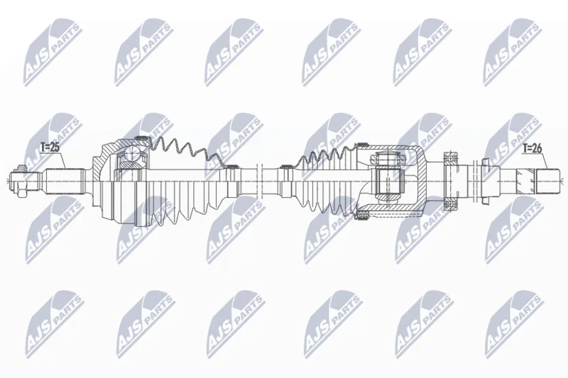Drive Shaft NTY NPW-RE-159