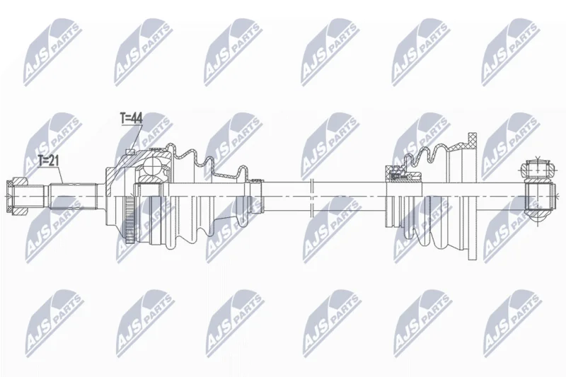 Drive Shaft NTY NPW-RE-165