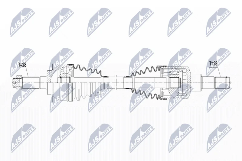 Hnací hriadeľ NTY NPW-SU-019