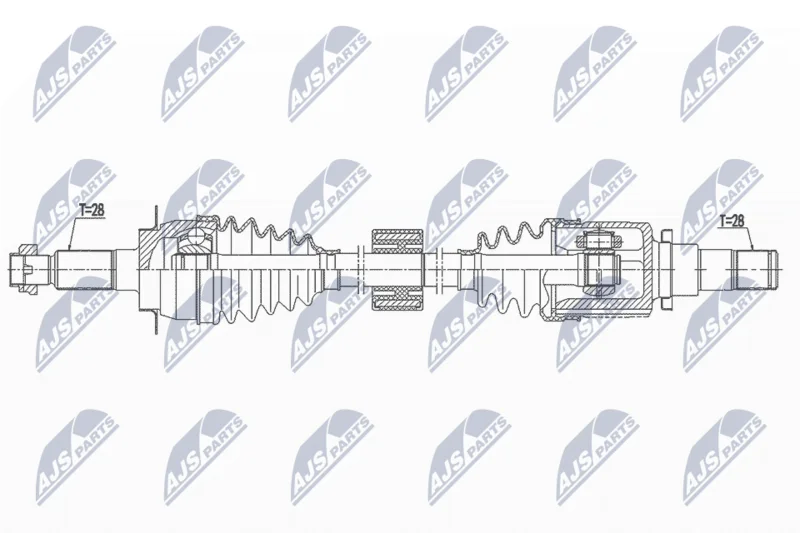 Drive Shaft NTY NPW-SU-037