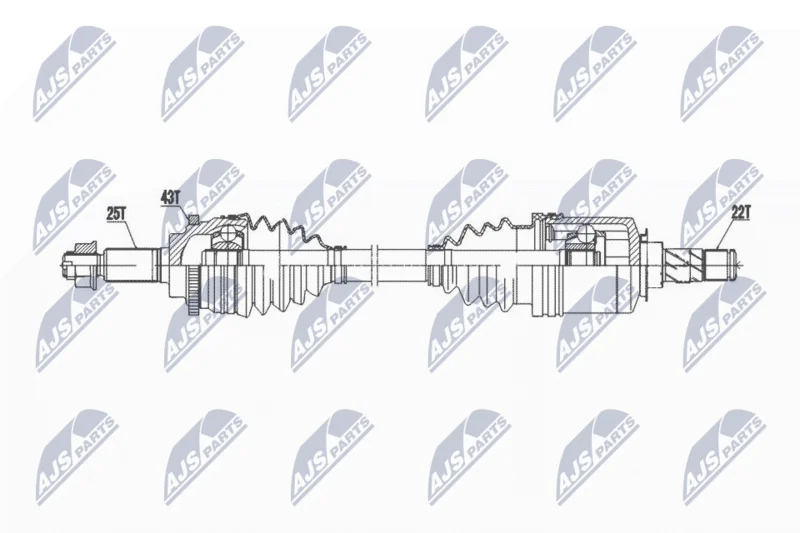Drive Shaft NTY NPW-SU-050