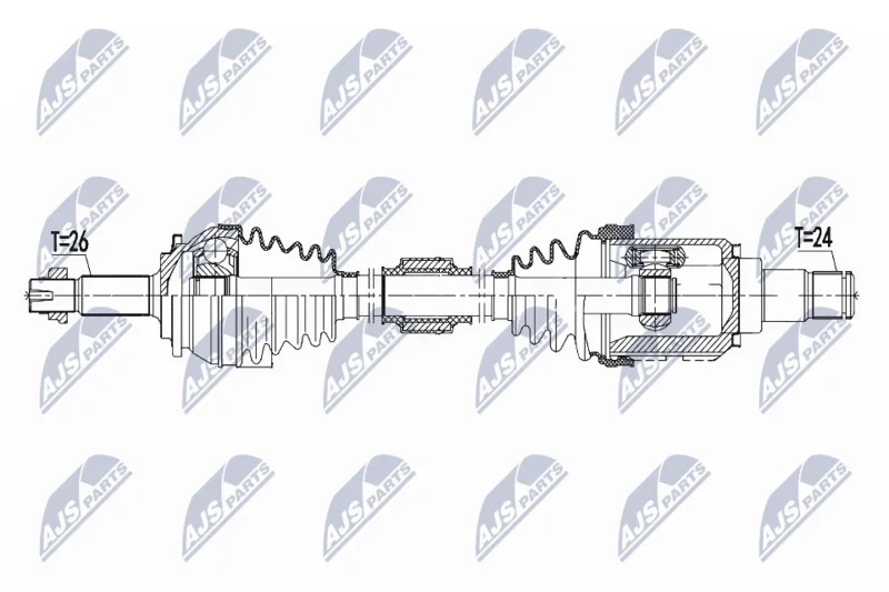 Drive Shaft NTY NPW-TY-096