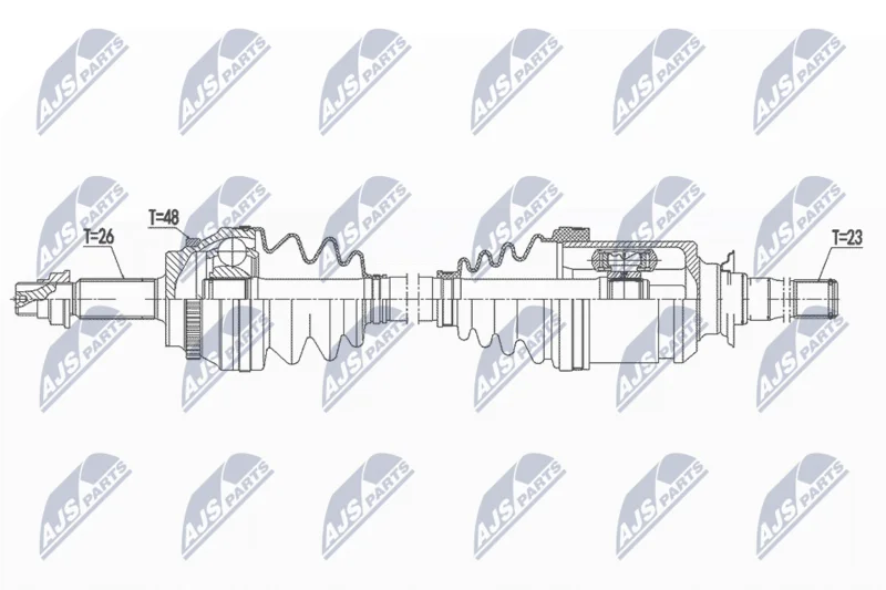 Drive Shaft NTY NPW-TY-133