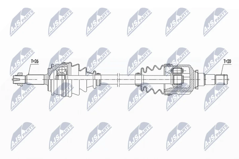 Drive Shaft NTY NPW-TY-135