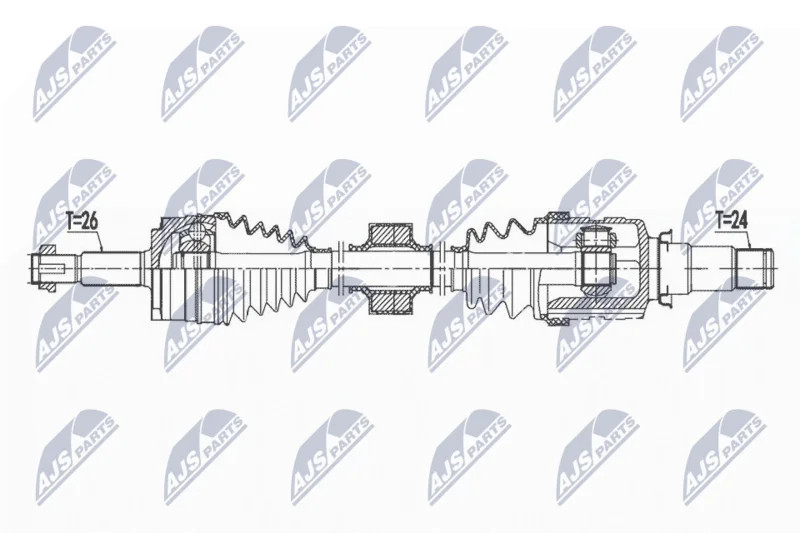 Drive Shaft NTY NPW-TY-169