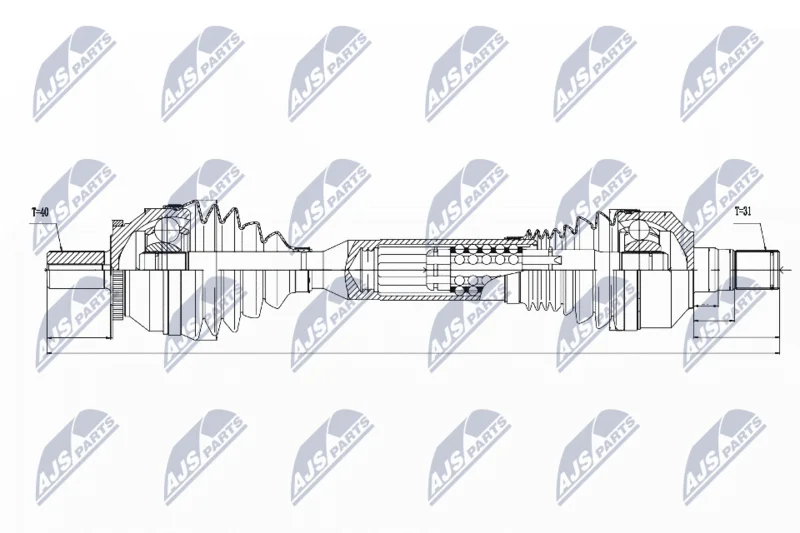 Drive Shaft NTY NPW-VV-061