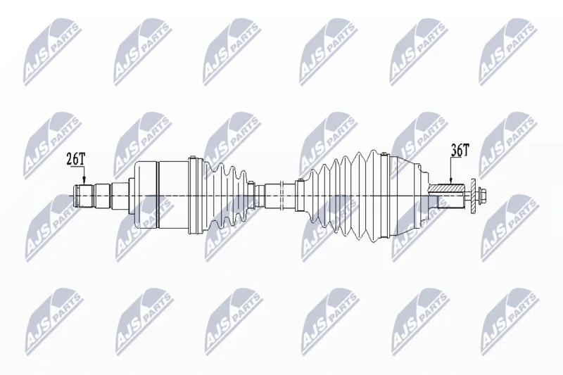 Hnací hriadeľ NTY NPW-VV-131