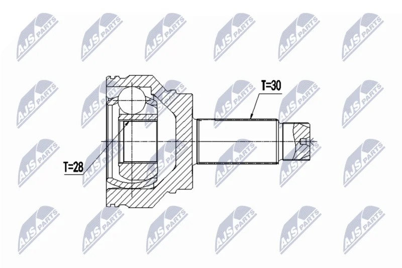 Joint Kit, drive shaft NTY NPZ-BM-016