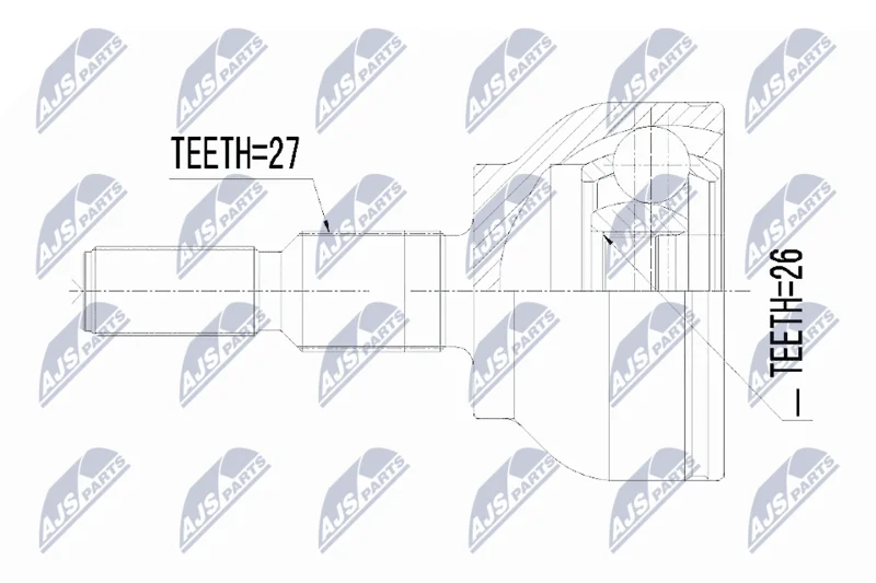 Joint Kit, drive shaft NTY NPZ-FR-054
