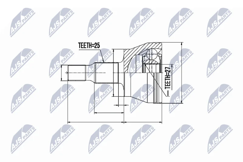 Joint Kit, drive shaft NTY NPZ-ME-008