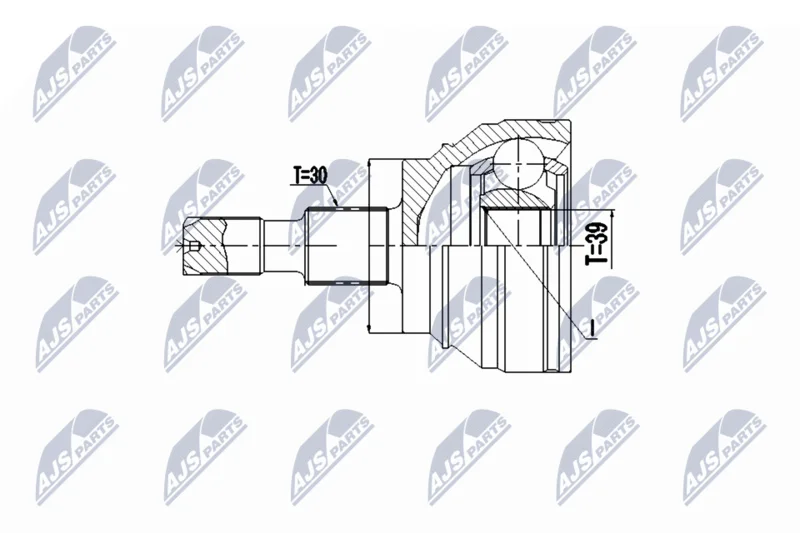 Joint Kit, drive shaft NTY NPZ-ME-024