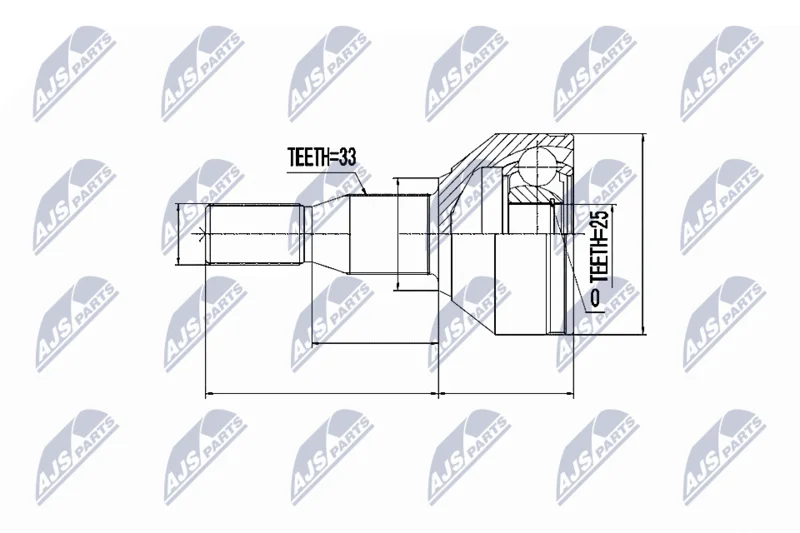 Joint Kit, drive shaft NTY NPZ-PL-031