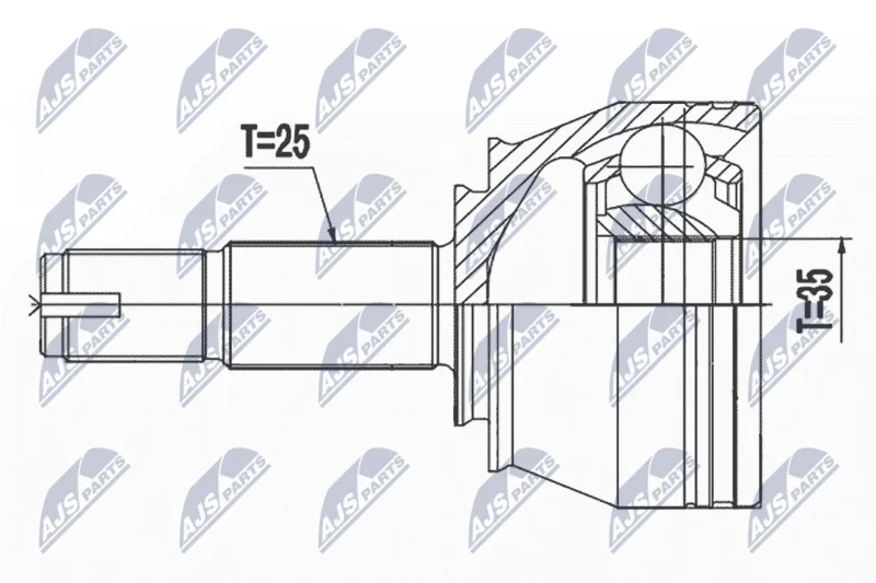 Joint Kit, drive shaft NTY NPZ-PL-044