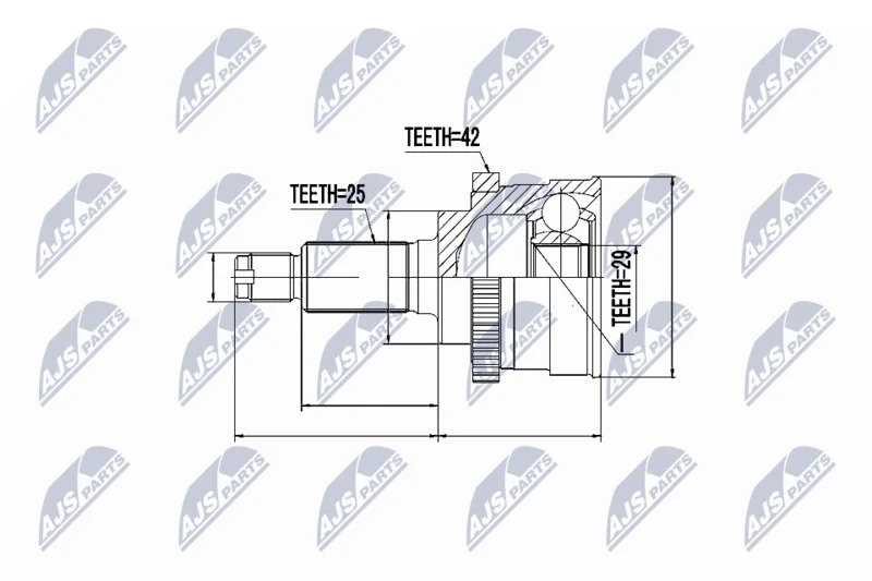 Joint Kit, drive shaft NTY NPZ-SU-022