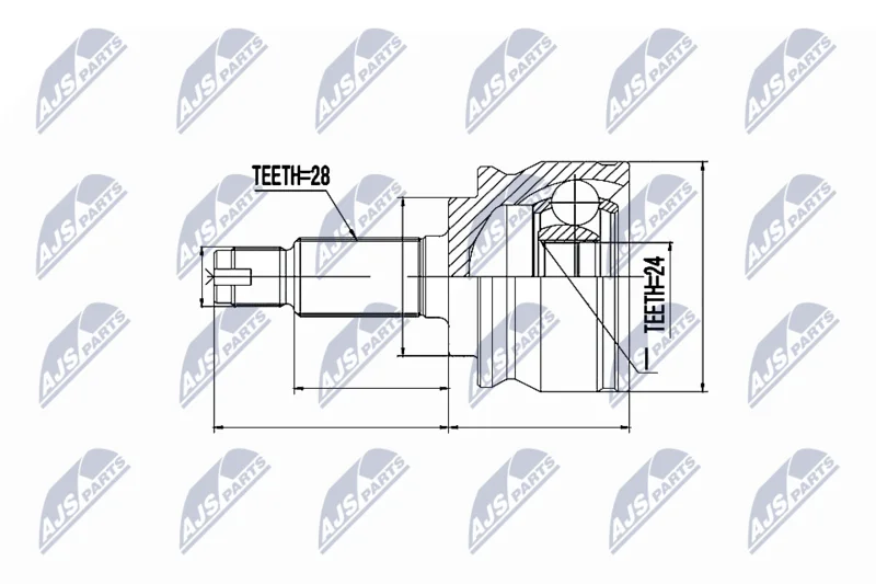 Joint Kit, drive shaft NTY NPZ-SU-032