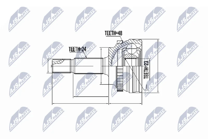 Joint Kit, drive shaft NTY NPZ-TY-056