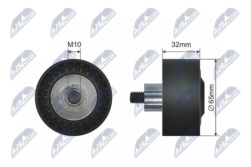 Deflection Pulley/Guide Pulley, V-belt NTY RNK-BM-021