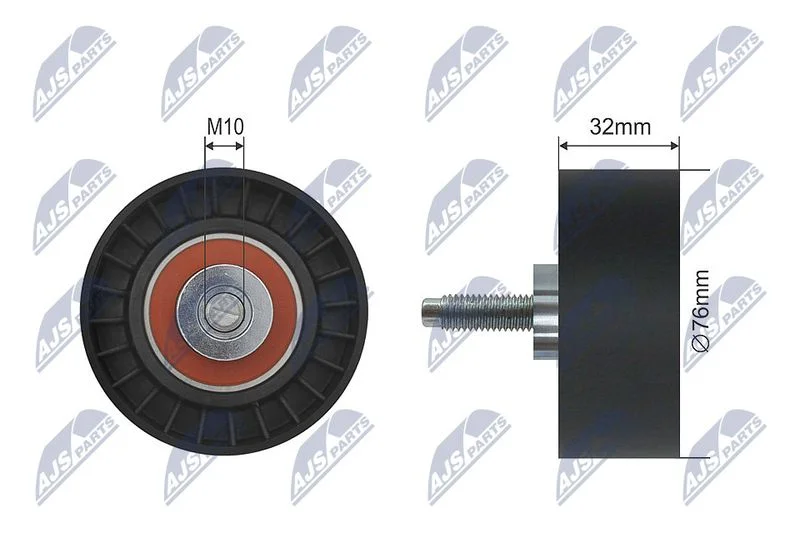Deflection Pulley/Guide Pulley, timing belt NTY RNK-CH-006