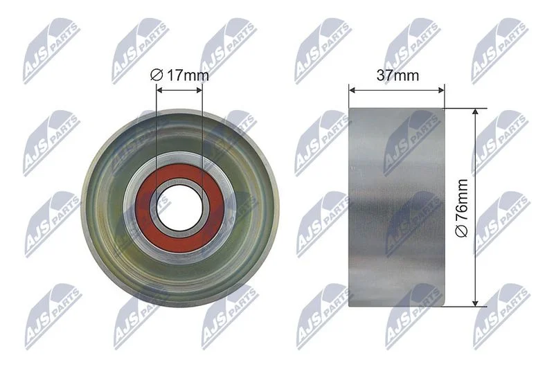 Napínacia kladka, klinový remeň NTY RNK-HD-005