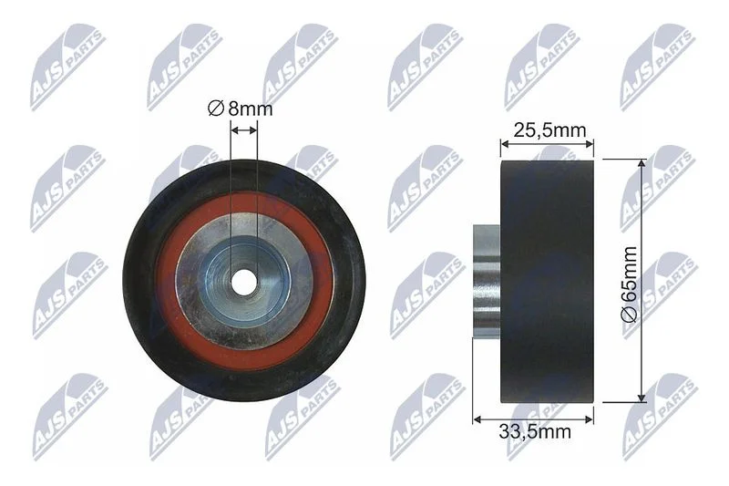 Deflection Pulley/Guide Pulley, V-belt NTY RNK-HD-021