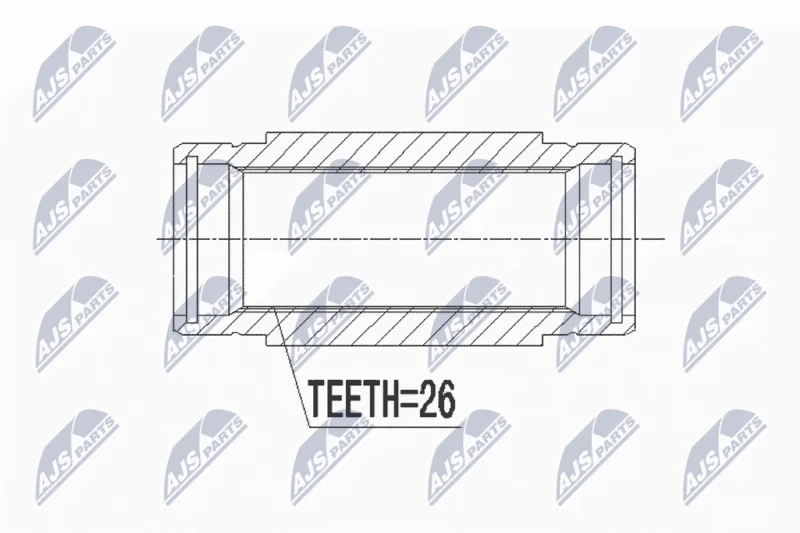 Joint Kit, drive shaft NTY NWP-CT-001