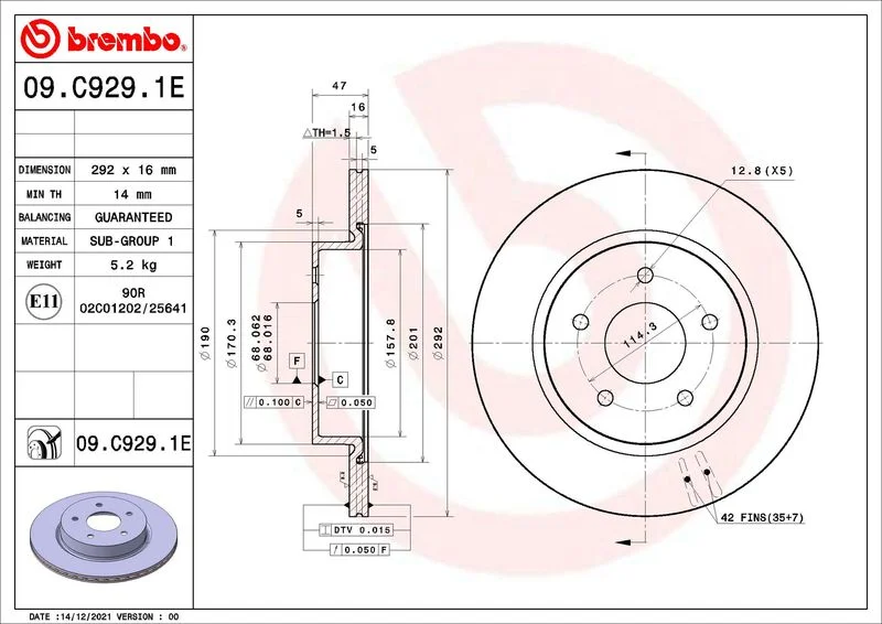 Brake Kit, disc brake BREMBO KT 08 030