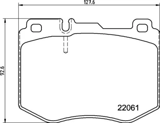 Sada brzdových platničiek, kotúčová brzda BREMBO P 50 145