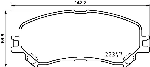 Sada brzdových platničiek, kotúčová brzda BREMBO P 68 067