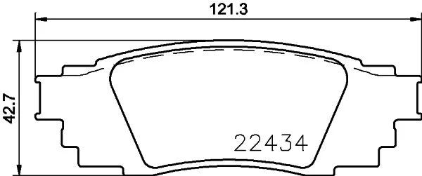 Sada brzdových platničiek, kotúčová brzda BREMBO P 83 160