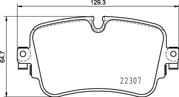 Sada brzdových platničiek, kotúčová brzda BREMBO P 85 161
