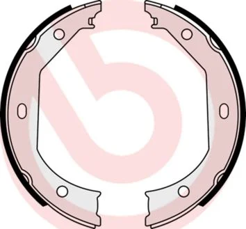 Stabdžių trinkelių komplektas, stovėjimo stabdis BREMBO S 06 509