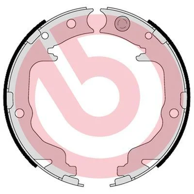 Brake Shoe Set, parking brake BREMBO S 11 511